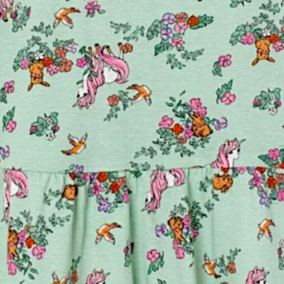 H&M Soft Green Forest Sleeveless dress 100% Cotton Airy & sting free  NWT - Picture 3 of 5